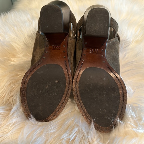 Frye Dani Shield Sling Peeptoe Bootie Size 8 M - Picture 5 of 8